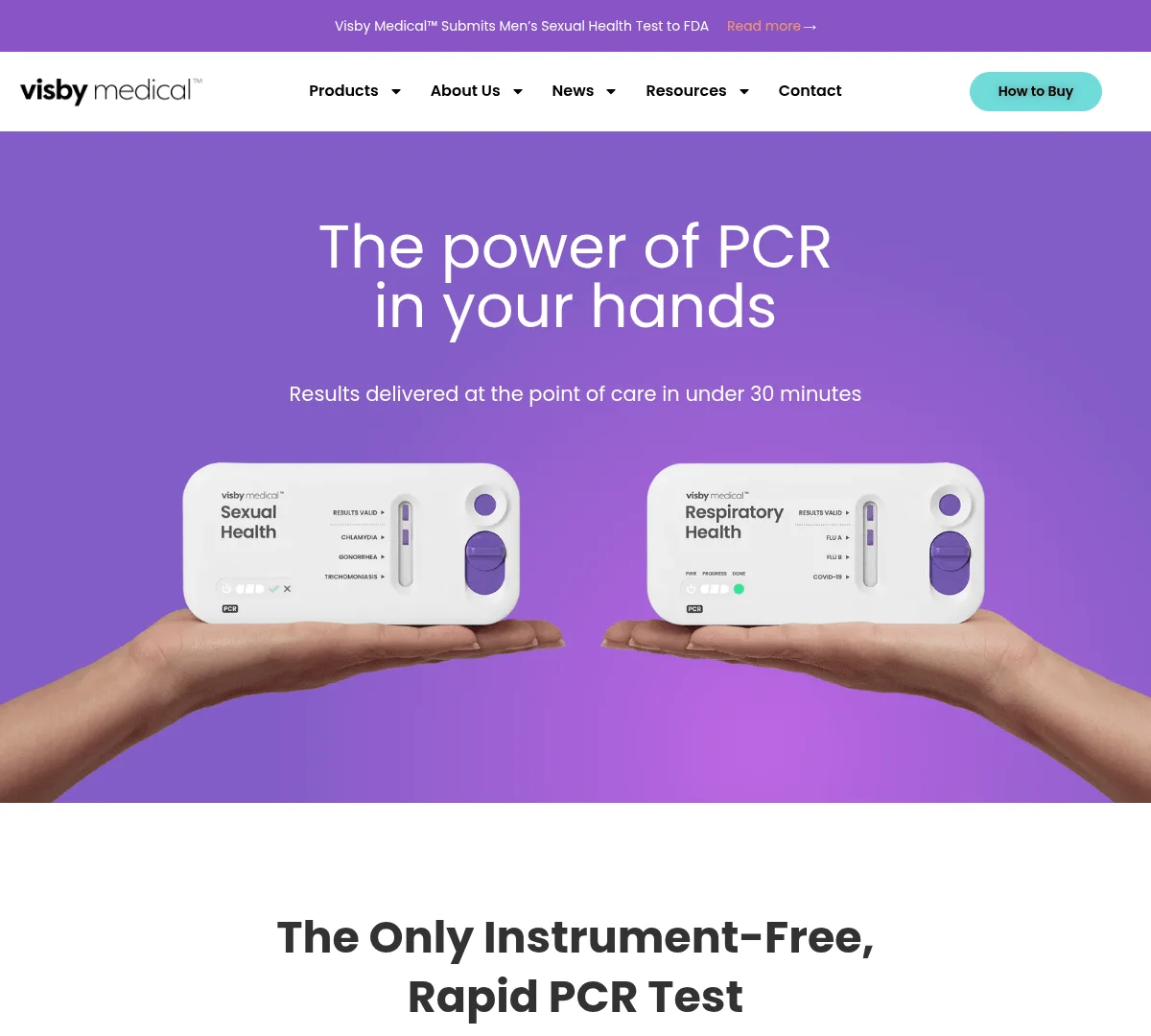 At-Home STI Testing by Visby Medical, Raised $65M