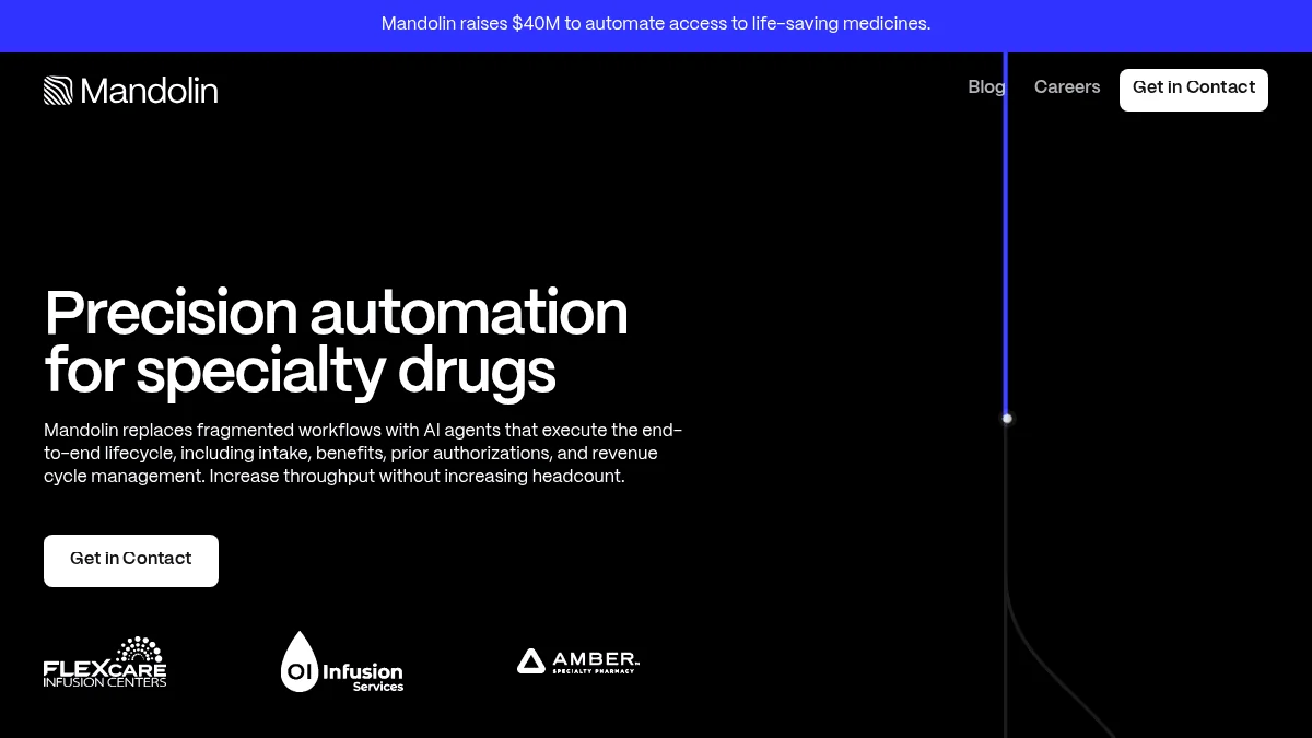 Mandolin Raised $40 Million to Expedite Specialty Drug Paperwork with AI Agents