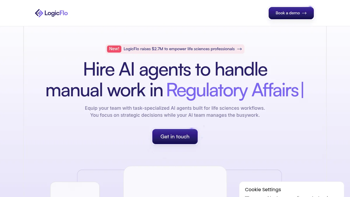 AI Agents That Unlock Regulated Life Sciences Workflows with LogicFlo AI