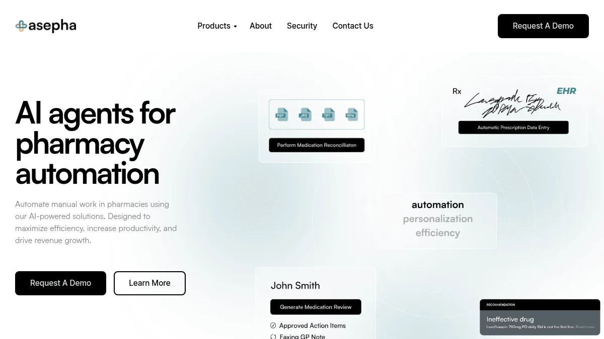 Asepha Secures $4M Seed Funding for Pharmacy AI Agents