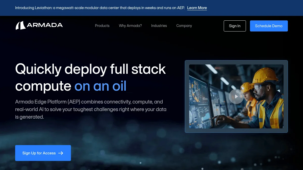 Armada Secures $131M for Relocatable AI Data Centers