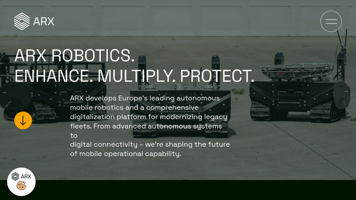 DefenseTech ARX Robotics Closes €42M Series A for UGVs