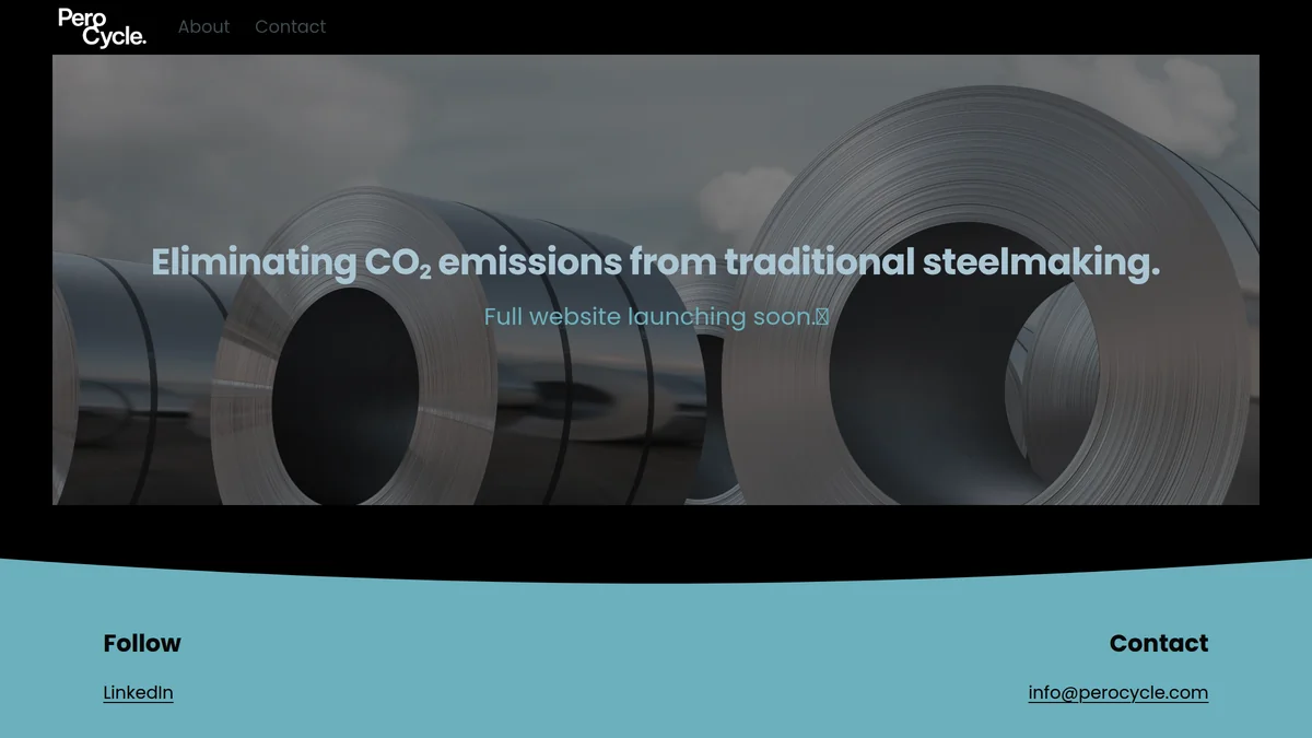 PeroCycle Raises €4.5M to Decarbonise Steelmaking
