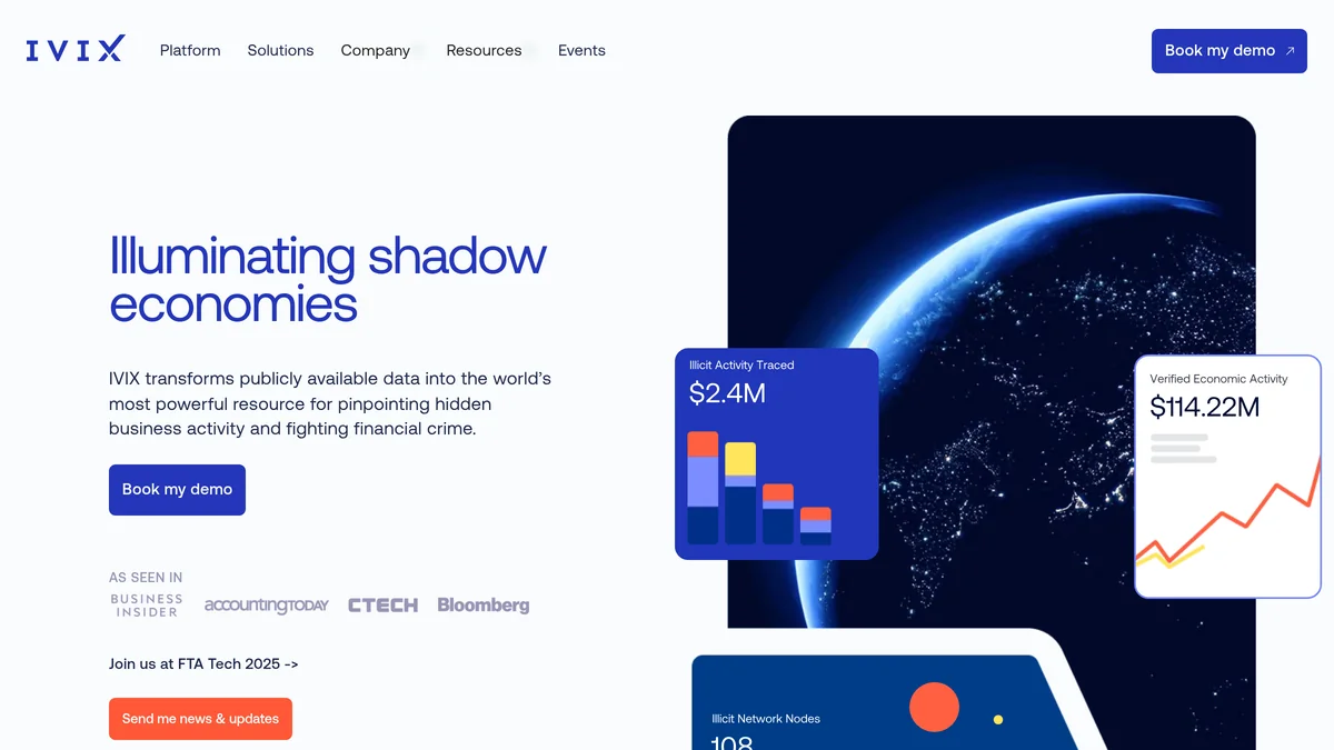 AI OSINT Platform IVIX Raises $60 Million to Corner $20 Trillion Shadow Economy