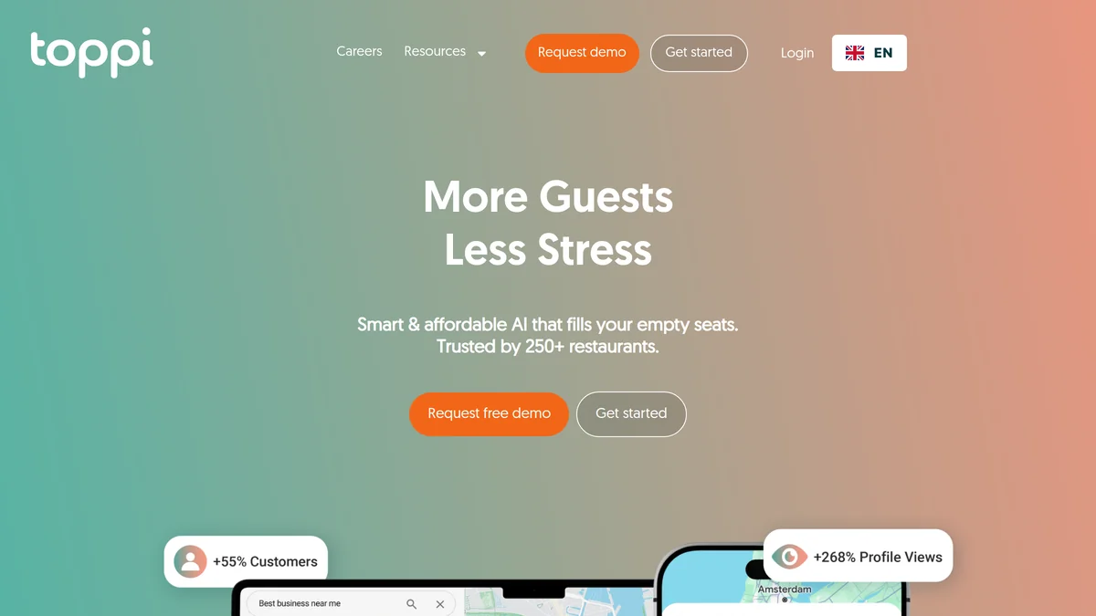 Dutch Toppi Secures €1M for AI Hospitality Solutions