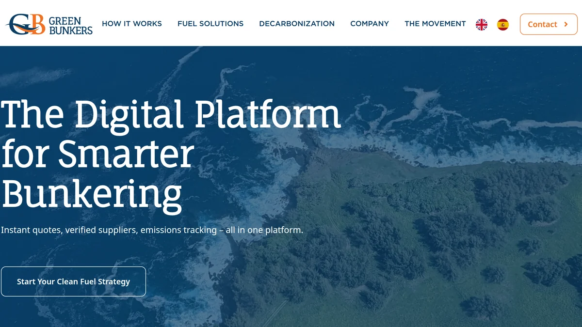 Green Bunkers Secures €5M for Maritime Decarbonization Platform