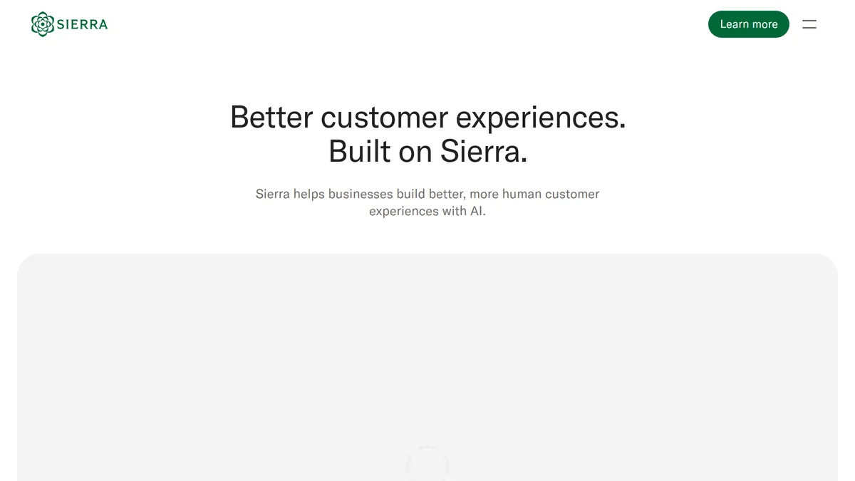 Sierra AI Secures $350M, Reaches $10B Valuation