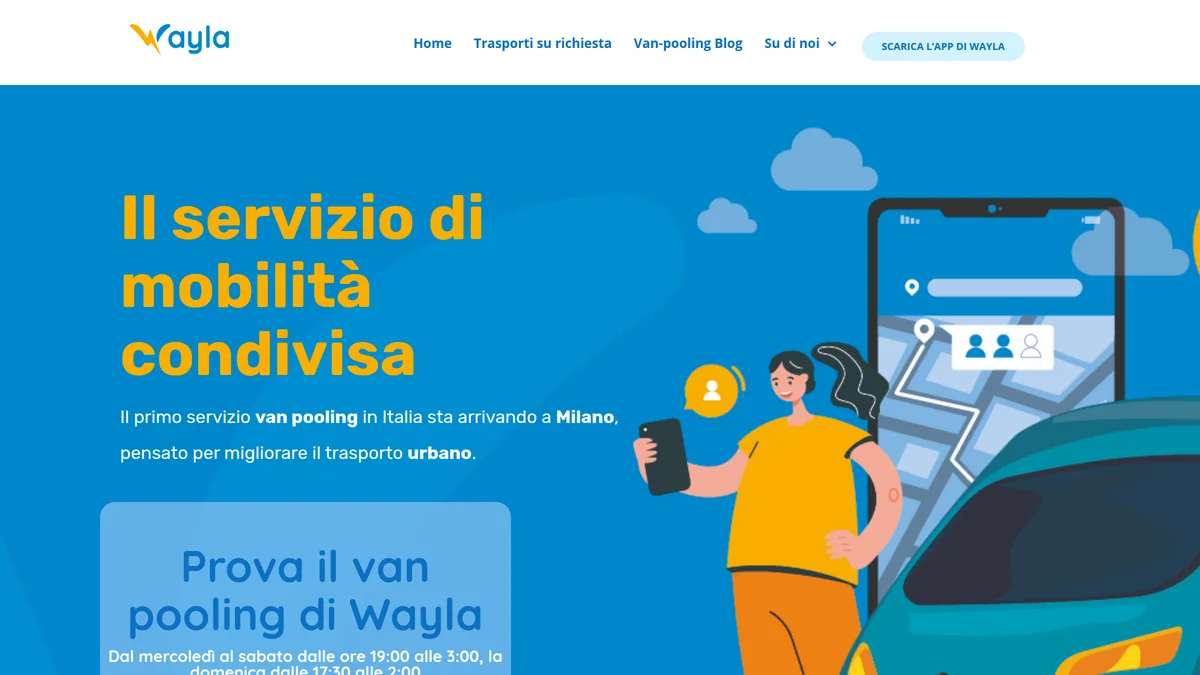 Italian Mobility Startup Wayla Raises €1.12M for Expansion