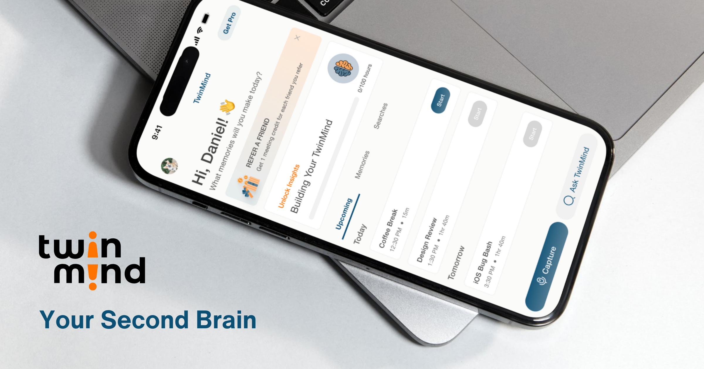 TwinMind AI App Secures $5.7M Seed for Second Brain Tech