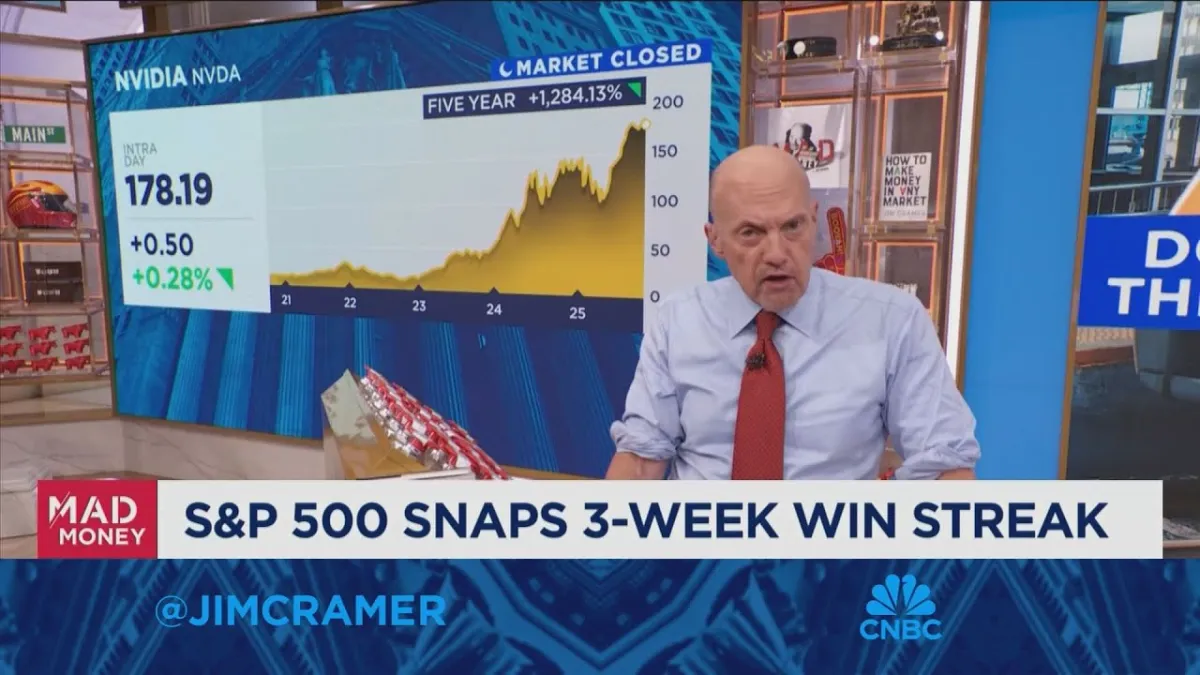 Cramer Rejects AI Bubble Talk, Trusts Tech Titans Over Bearish Billionaires