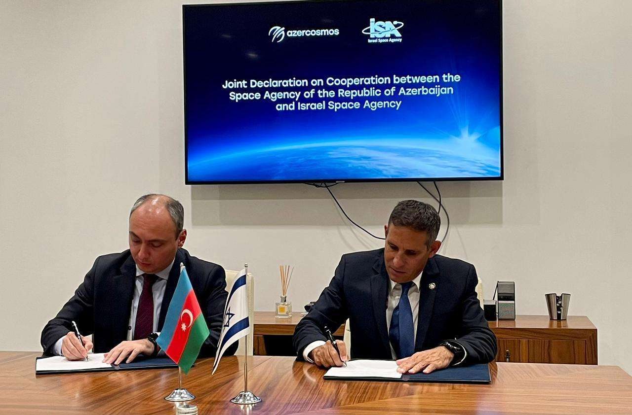 Israel Space Agency and Azerbaijan Ink Historic Cooperation Agreement