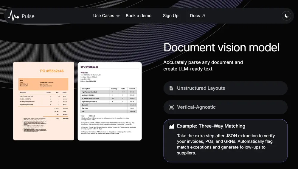 Pulse Raises $3.9M to Power AI Agents and LLM-Ready Document Intelligence