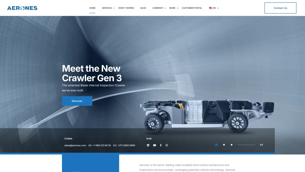 Aerones Secures $62 Million to Revolutionize Wind Turbine Maintenance