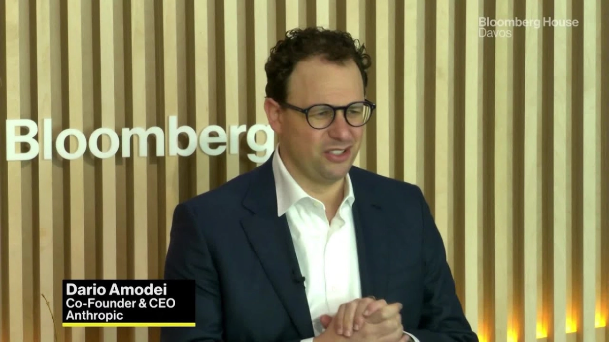 Anthropic CEO Dario Amodei on the exponential acceleration of intelligence